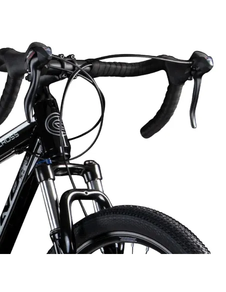 Rower Szosowy Uniwersalny 29 Przełajowy Aluminiowy Tarcze 14 Biegów Dzwonek