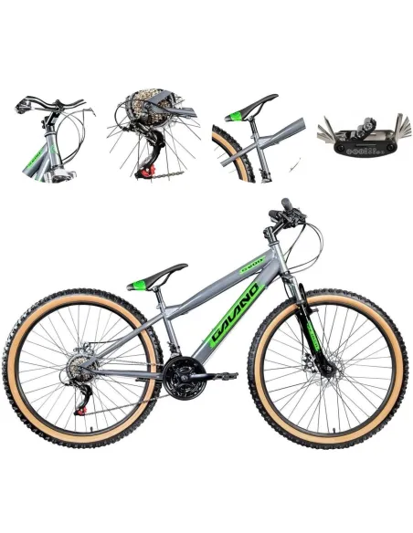 Rower Dirtbike Górski Koła 26 Hamulce Tarczowe Młodzieżowy Damski Męski