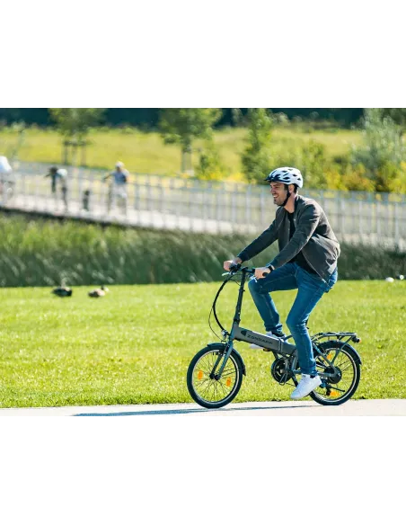 Elektryczny Rower Miejski 20 ALU Składak Męski Damski E-bike Zasięg 60km