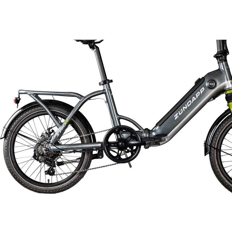 Elektryczny Rower Składany 20 Męski Damski Miejski Składak ALU Tarcze Bagaż