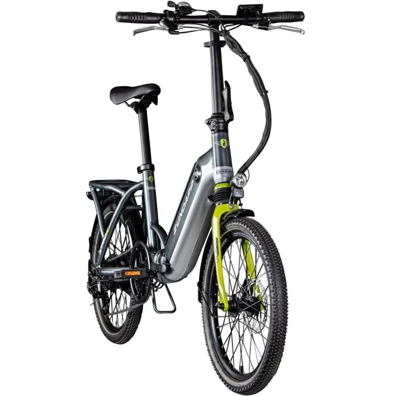 Elektryczny Rower Składany 20 Męski Damski Miejski Składak ALU Tarcze Bagaż