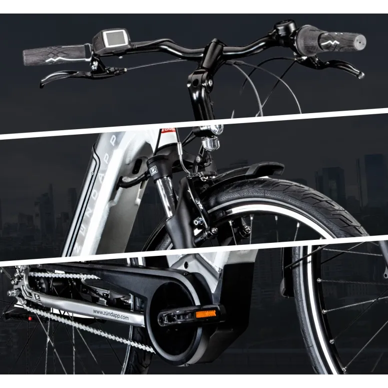 Elektryczny Rower Miejski 28 Damski Męski ALU Wspomaganie 4 Tryby LCD Nexus