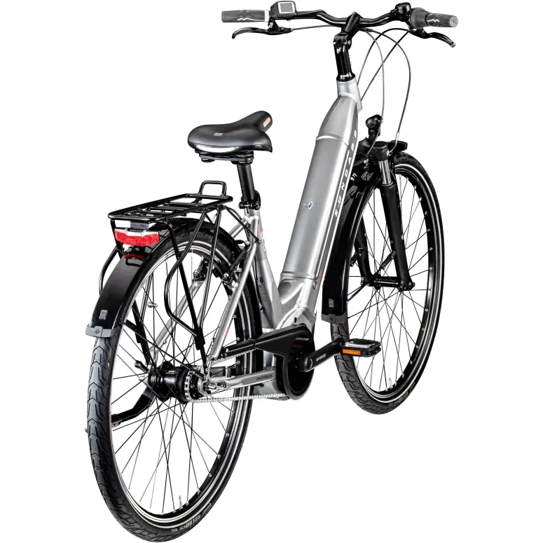 Elektryczny Rower Miejski 28 Damski Męski ALU Wspomaganie 4 Tryby LCD Nexus