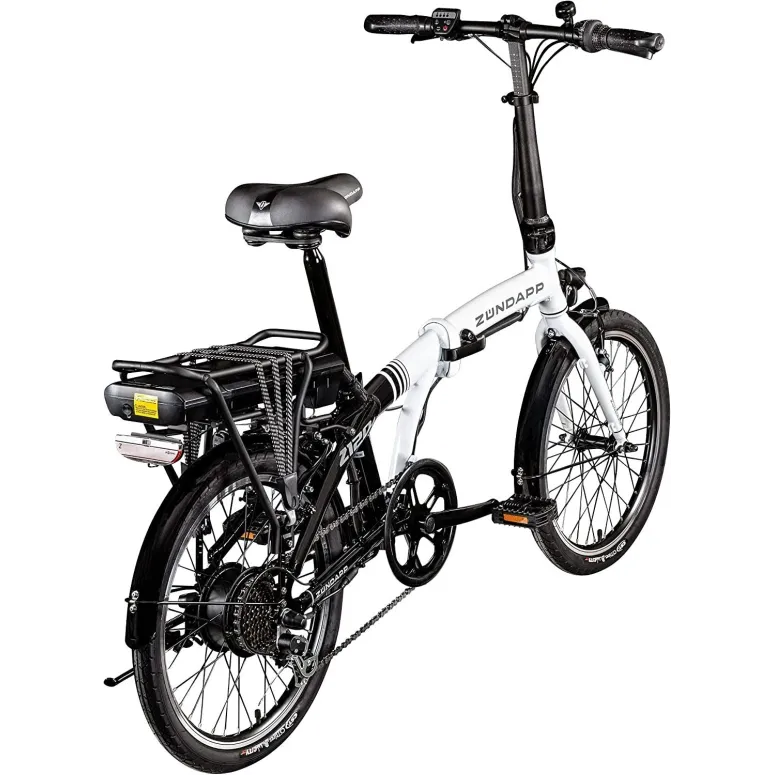 Elektryczny Rower Składany 20 Składak ALU 3 Tryby Wspomaganie Revo Błotniki