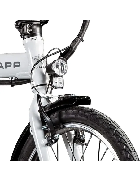 Elektryczny Rower Składany 20 Składak ALU 3 Tryby Wspomaganie Revo Błotniki