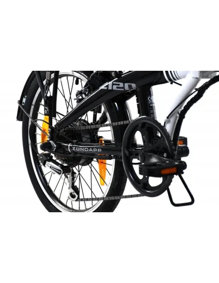 Elektryczny Rower Składany 20 Składak ALU 3 Tryby Wspomaganie Revo Błotniki