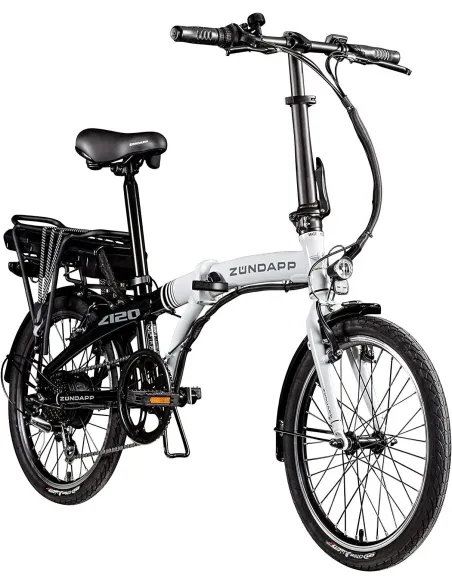 Elektryczny Rower Składany 20 Składak ALU 3 Tryby Wspomaganie Revo Błotniki