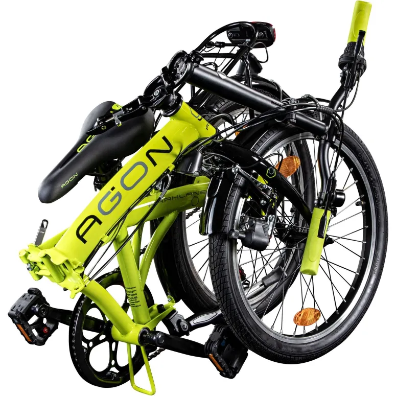 Rower Składany Męski Damski 20 Składak Oświetlenie Stopka Dzwonek Błotniki