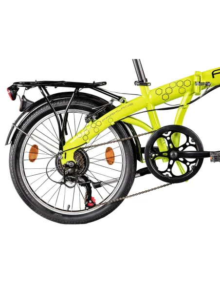 Rower Składany Męski Damski 20 Składak Oświetlenie Stopka Dzwonek Błotniki