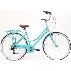 Rower Miejski Damski Koła 28 Błotniki Bagażnik Oświetlenie Dzwonek Stopka