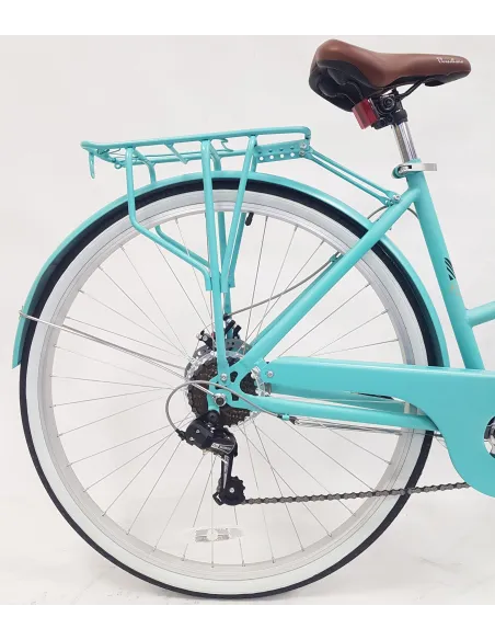 Rower Miejski Damski Koła 28 Błotniki Bagażnik Oświetlenie Dzwonek Stopka