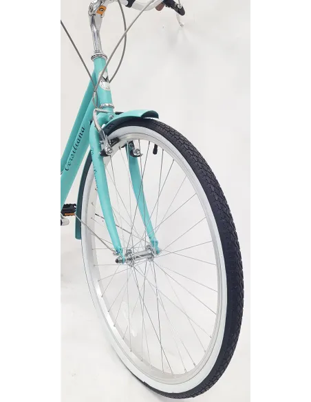 Rower Miejski Damski Koła 28 Błotniki Bagażnik Oświetlenie Dzwonek Stopka