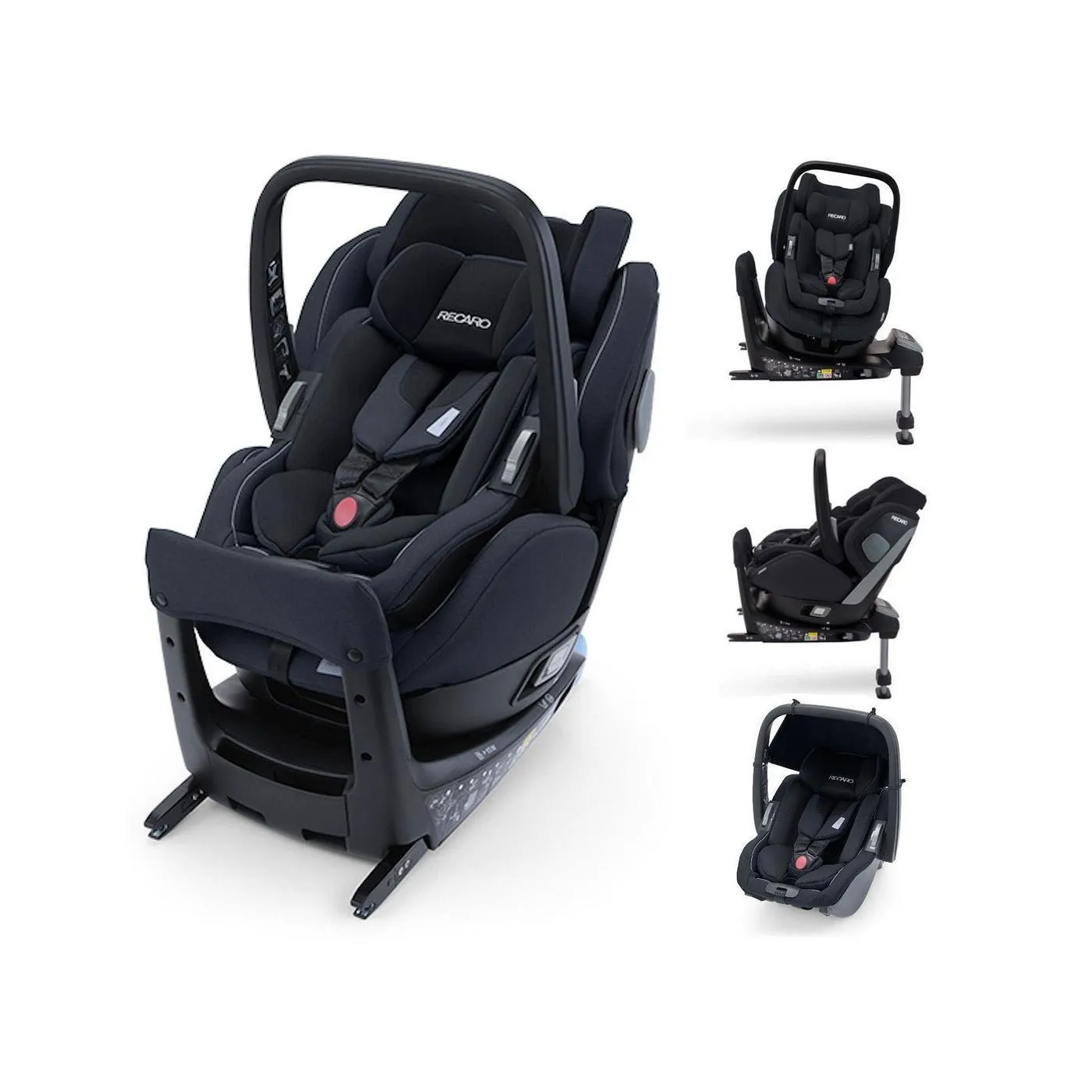 Fotelik Samochodowy RECARO 2024 ISOFIX I-size Obrotowy Nosidełko 0-18 kg
