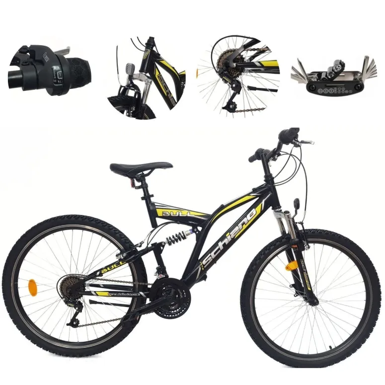 Rower Górski 26 MTB Młodzieżowy Męski Damski Stopka Pełna Amortyzacja Góral