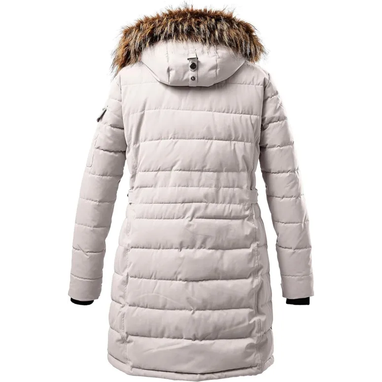 Parka Damska Zimowa Stoy Wmn Quilted Prk A Wodoodporna Plus Size Kaptur r52