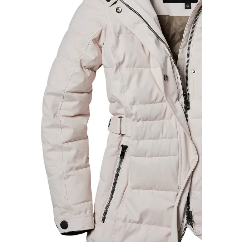 Parka Damska Zimowa Stoy Wmn Quilted Prk A Wodoodporna Plus Size Kaptur r52