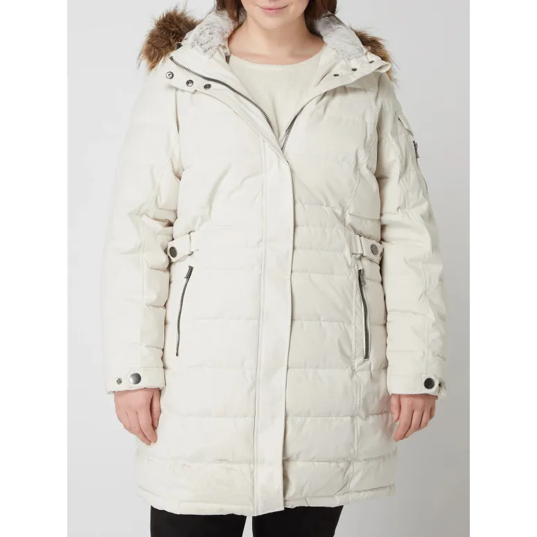 Parka Damska Zimowa Stoy Wmn Quilted Prk A Wodoodporna Plus Size Kaptur r52