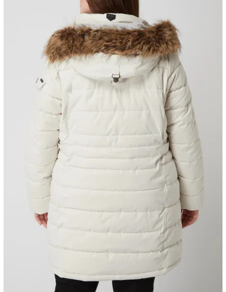 Parka Damska Zimowa Stoy Wmn Quilted Prk A Wodoodporna Plus Size Kaptur r52