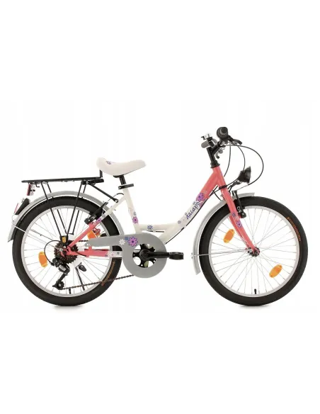 Lekki Rower Dziecięcy 20 Dziewczynki Bezpieczny