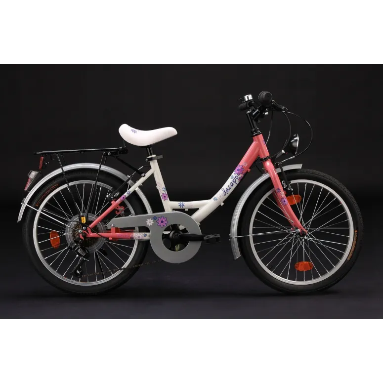 Lekki Rower Dziecięcy 20 Dziewczynki Bezpieczny