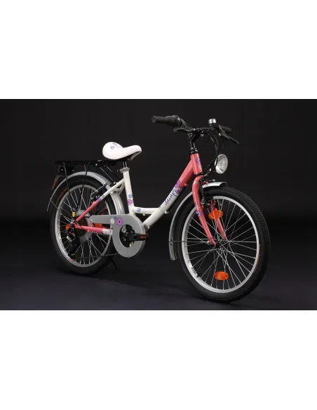 Lekki Rower Dziecięcy 20 Dziewczynki Bezpieczny
