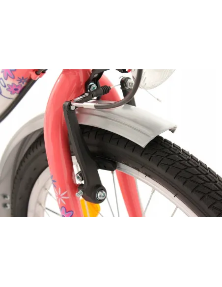 Lekki Rower Dziecięcy 20 Dziewczynki Bezpieczny