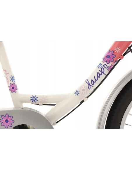 Lekki Rower Dziecięcy 20 Dziewczynki Bezpieczny