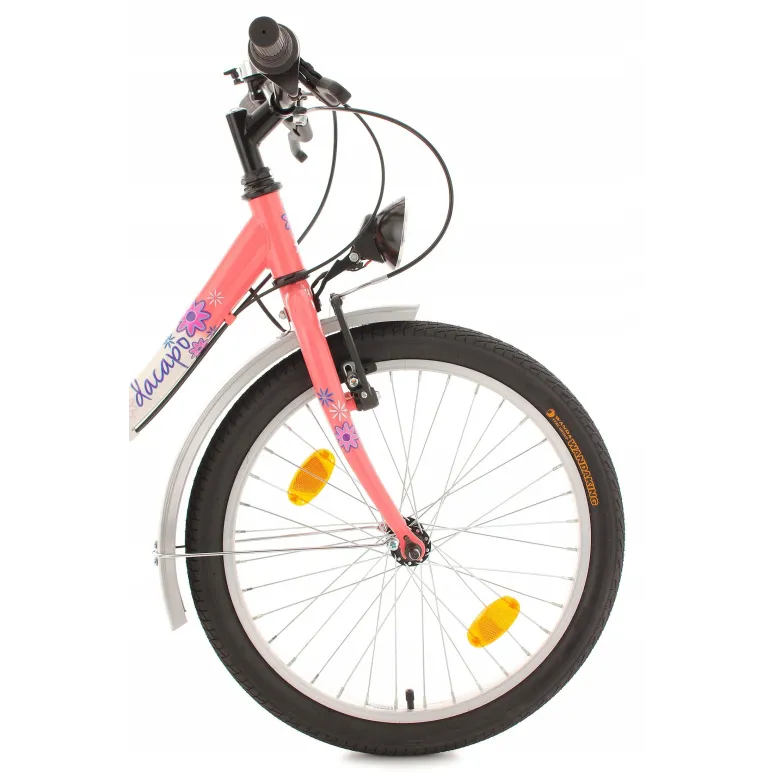 Lekki Rower Dziecięcy 20 Dziewczynki Bezpieczny