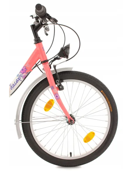 Lekki Rower Dziecięcy 20 Dziewczynki Bezpieczny