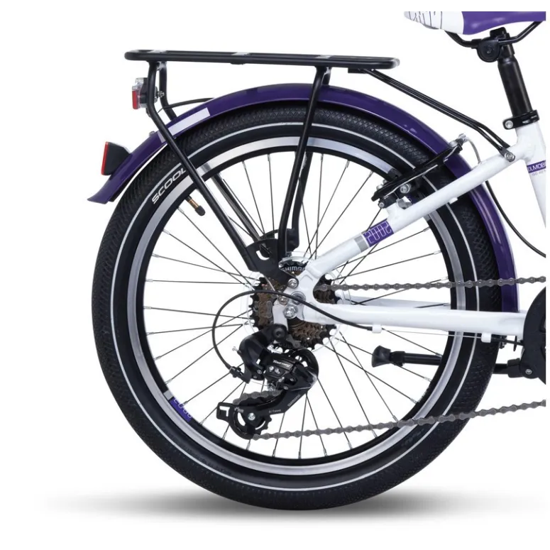 S'Cool Dziecięcy Rower Miejski 20 ALU 7 Biegów 6+