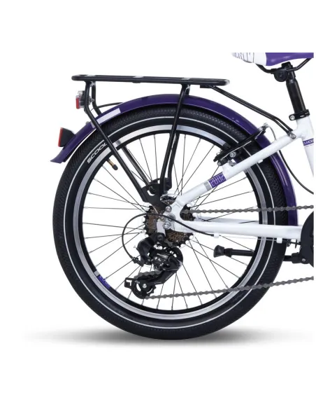 S'Cool Dziecięcy Rower Miejski 20 ALU 7 Biegów 6+