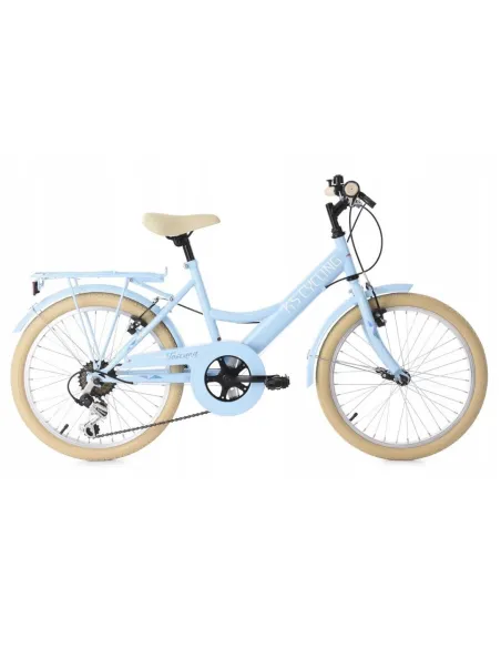 Dziecięcy Rowerek Miejski Dla Dziewczynki 20 Damka Bagażnik Błotniki Dzwonek