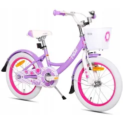 Lekki Dziewczęcy Rowerek 16 Dziecięcy Bezpieczny