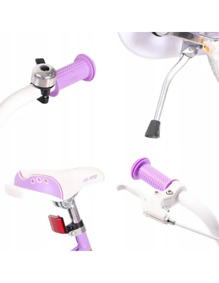 Lekki Dziewczęcy Rowerek 16 Dziecięcy Bezpieczny