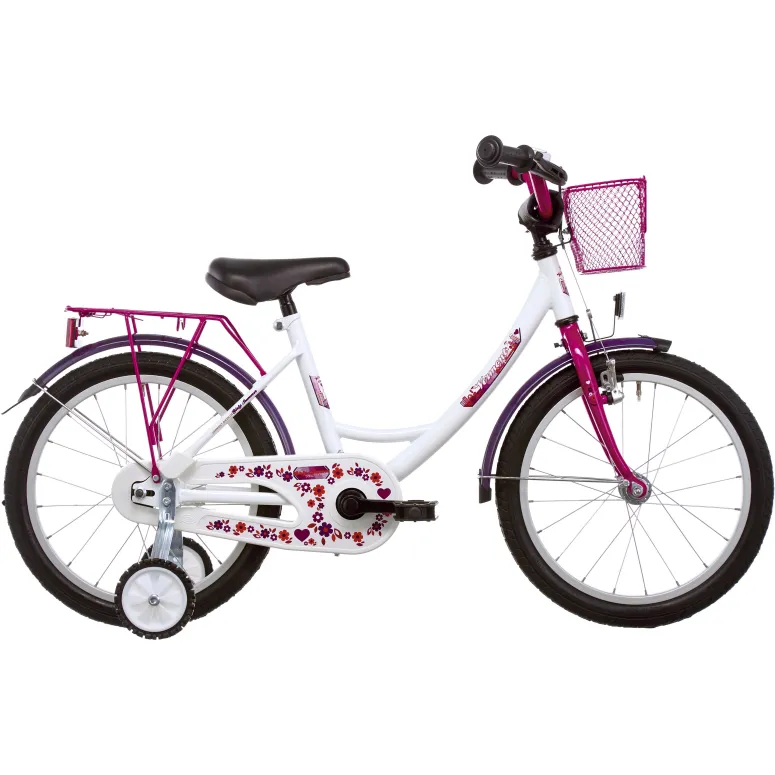 Rowerek Dziecięcy 14 Dziewczynki Nauki Kółka Boczne