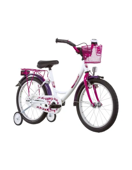 Rowerek Dziecięcy 14 Dziewczynki Nauki Kółka Boczne