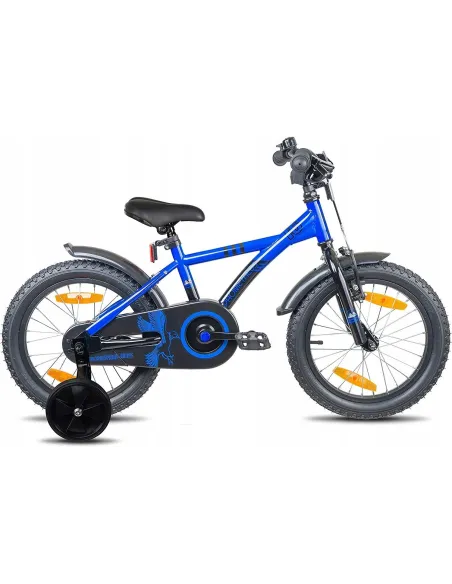 Rower Chłopca Dziecięcy Prezent 16 Koła Boczne