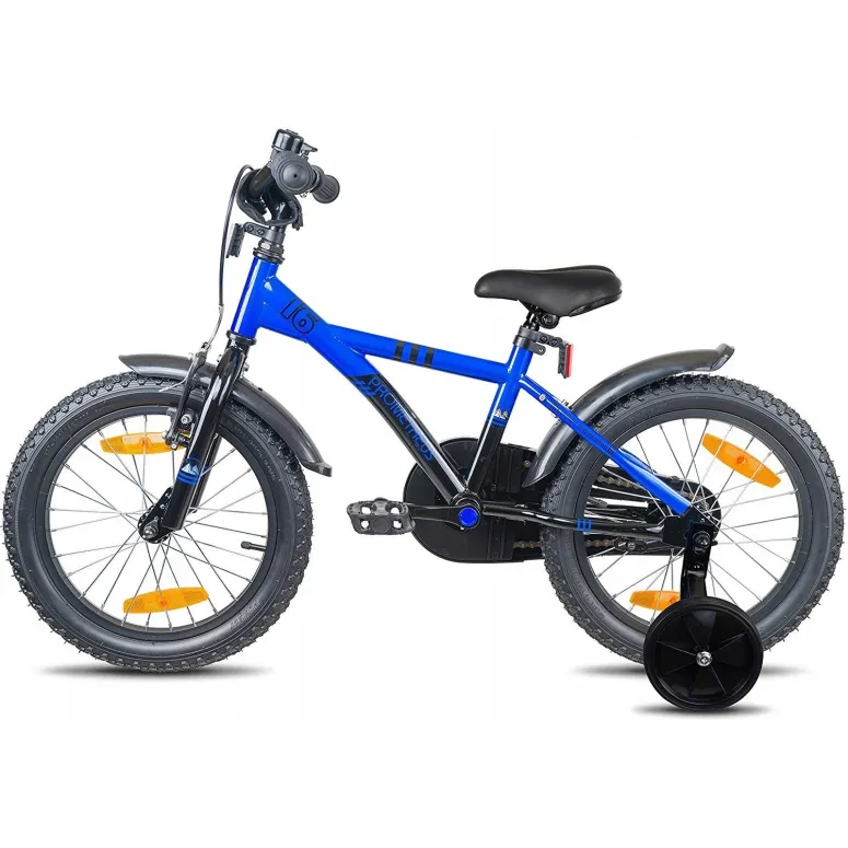 Rower Chłopca Dziecięcy Prezent 16 Koła Boczne
