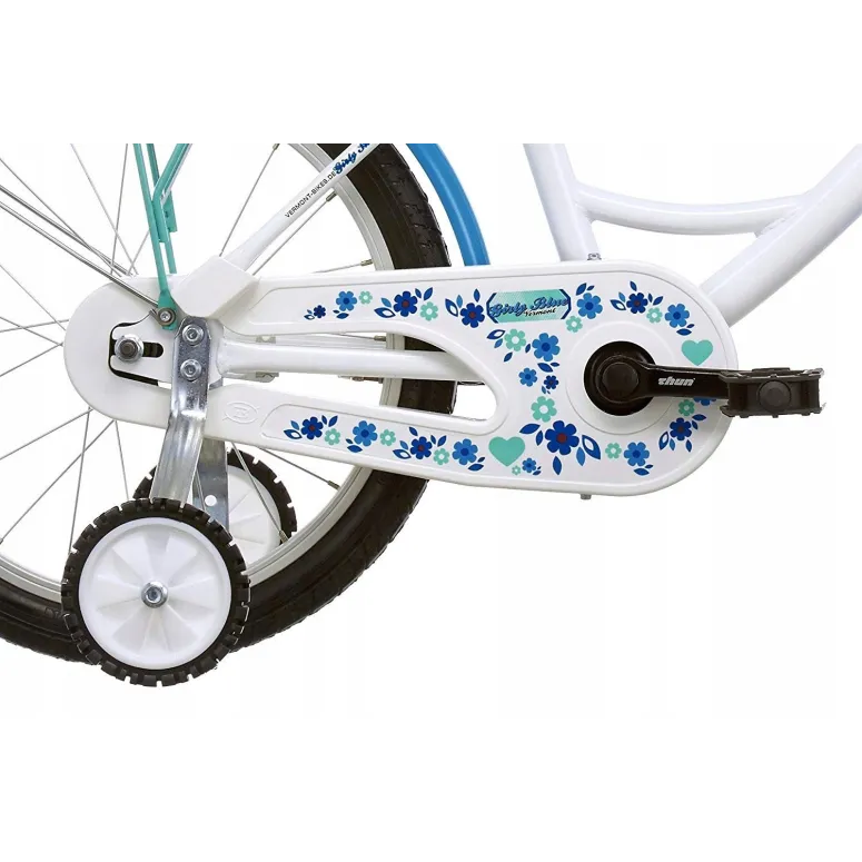 Dziecięcy Rowerek 16 Dziewczynki Koszyk Kółka boczne