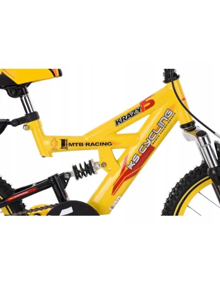 Dziecięcy Rower Górski Krazy Amortyzacja 18 Kontra