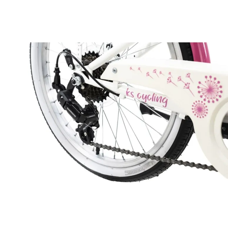 Rowerek Miejski Dziecięcy 20 Dziewczynki Światła