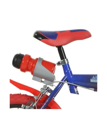 Rowerek Dziecięcy Chłopca 16 Spiderman Koła Boczne