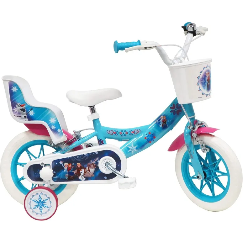 Dziewczęcy Rowerek 12 Disney Frozen Koła Boczne