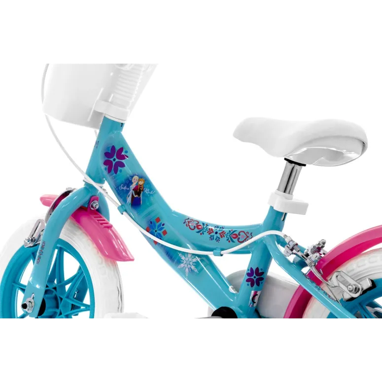 Dziewczęcy Rowerek 12 Disney Frozen Koła Boczne