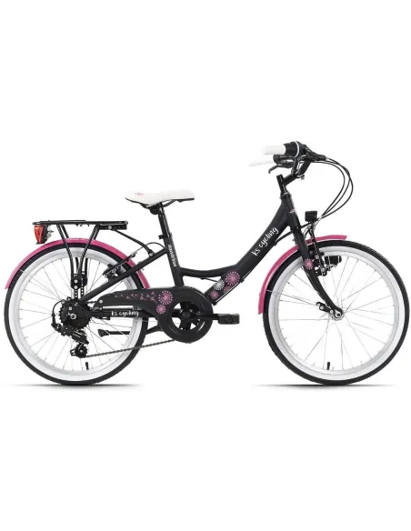 Dziewczęcy Rower Miejski 20 Oświetlenie Lekki ALU