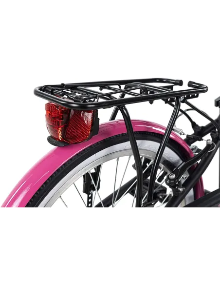 Dziewczęcy Rower Miejski 20 Oświetlenie Lekki ALU