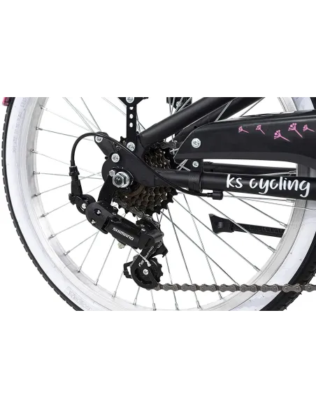 Dziewczęcy Rower Miejski 20 Oświetlenie Lekki ALU