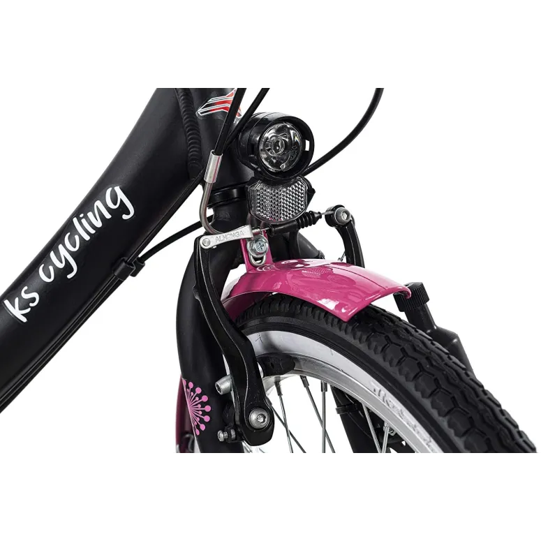 Dziewczęcy Rower Miejski 20 Oświetlenie Lekki ALU