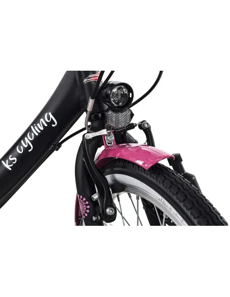 Dziewczęcy Rower Miejski 20 Oświetlenie Lekki ALU