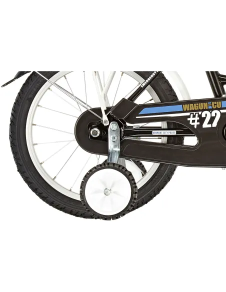 Dziecięcy Rower 12 Policja Koła Boczne 3+ Chłopiec